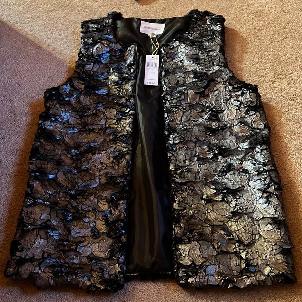 metallic vest